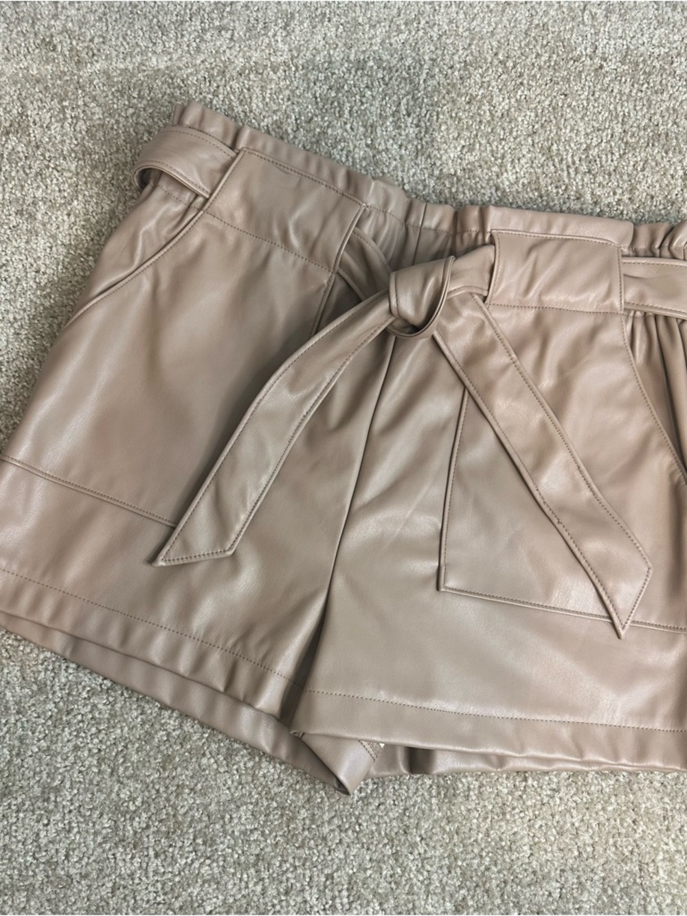 Tie-Belt Shorts